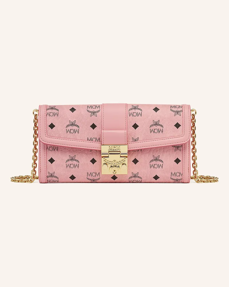 MCM Geldbörse Tracy Zum Umhängen rosa Hellrosa