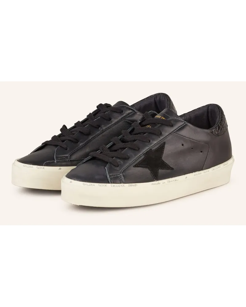 Golden Goose Sneaker HI STAR - SCHWARZ Schwarz