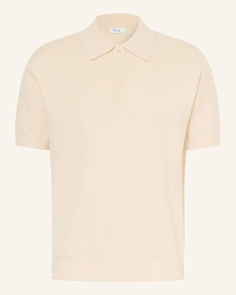 paul Strick-Poloshirt Creme