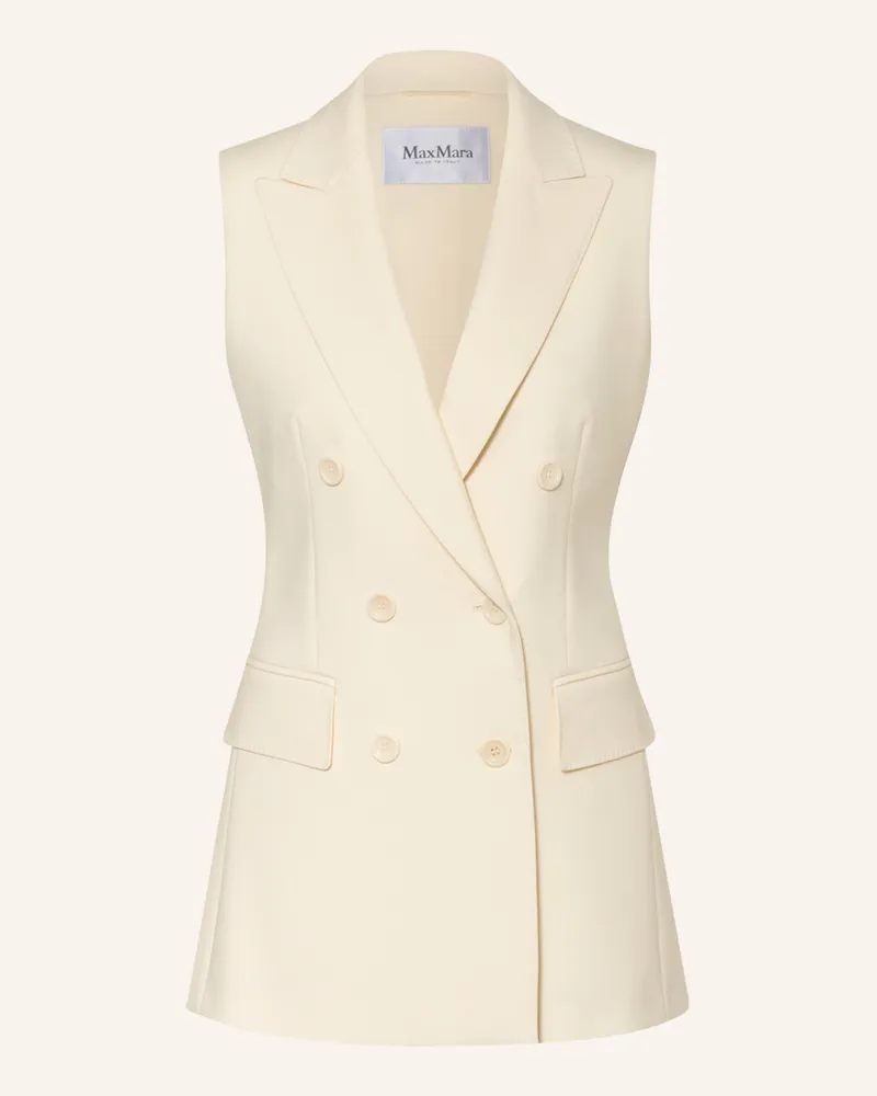 Max Mara Blazerweste PALLIDA Ecru
