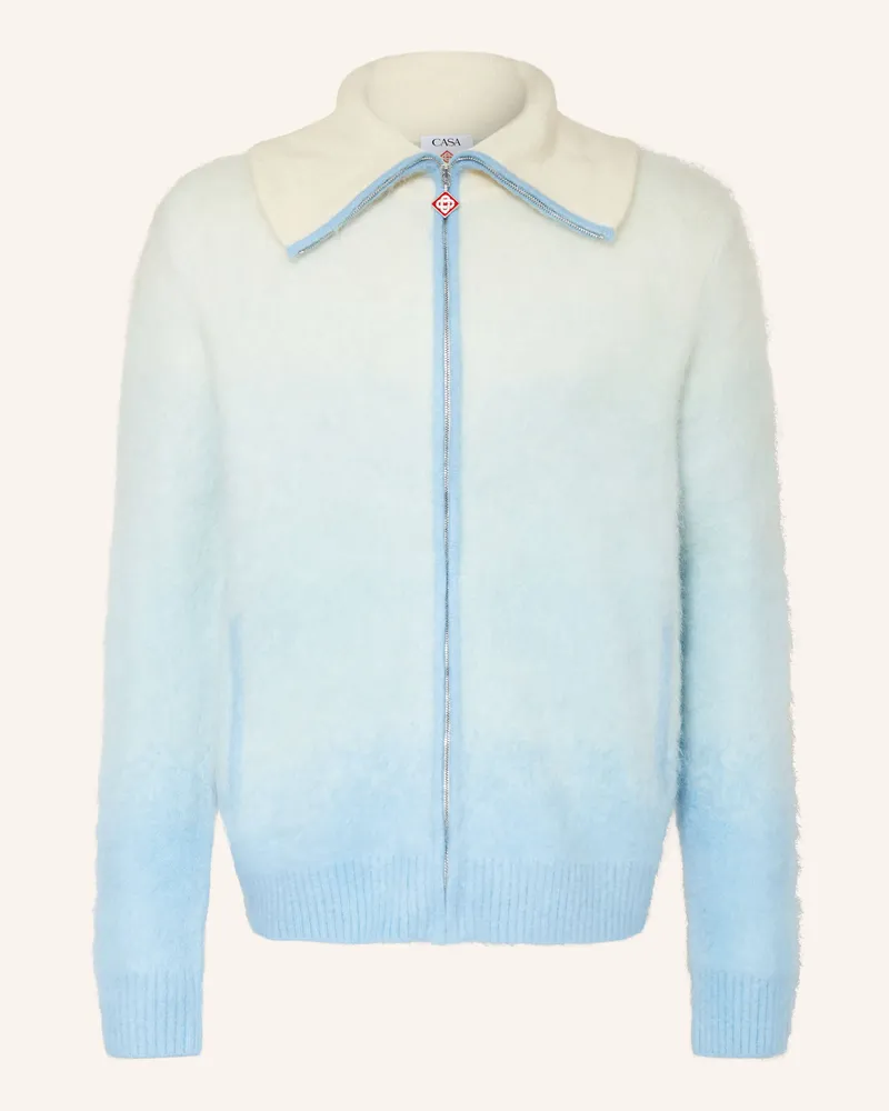 Casablanca Paris Strickjacke blau Ecru