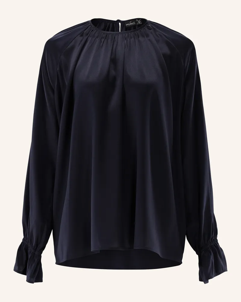 van Laack Bluse Modern Fit Dunkelblau