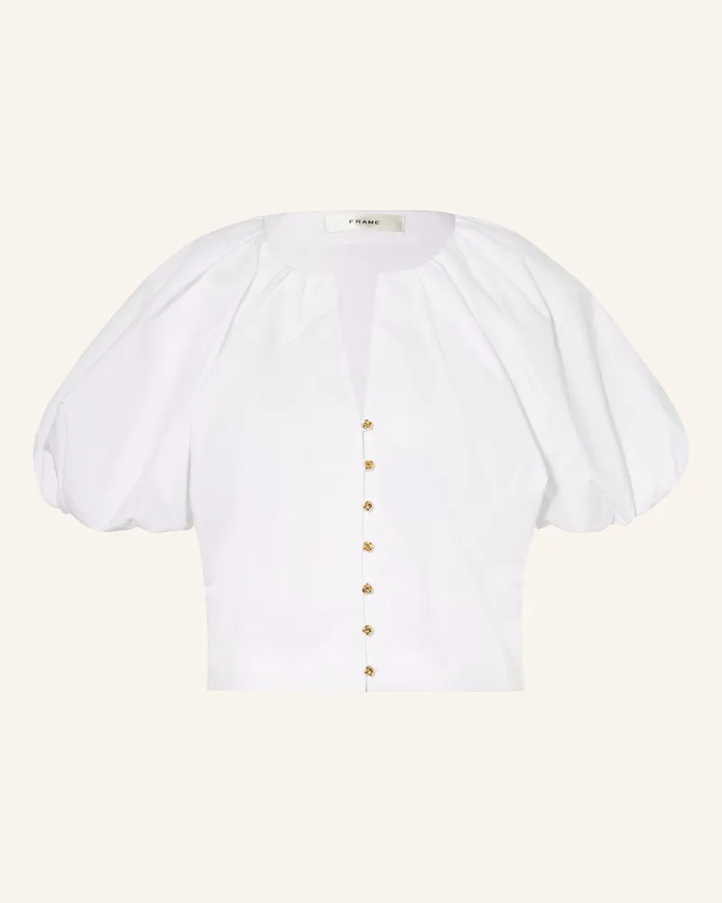 Frame Denim Bluse THE DRAMATIC SLEEVE BLOUSE Weiss