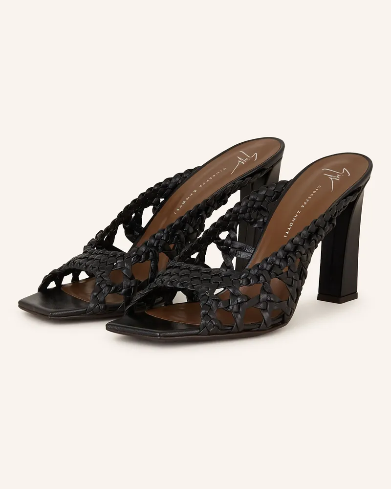 Giuseppe Zanotti Mules Schwarz