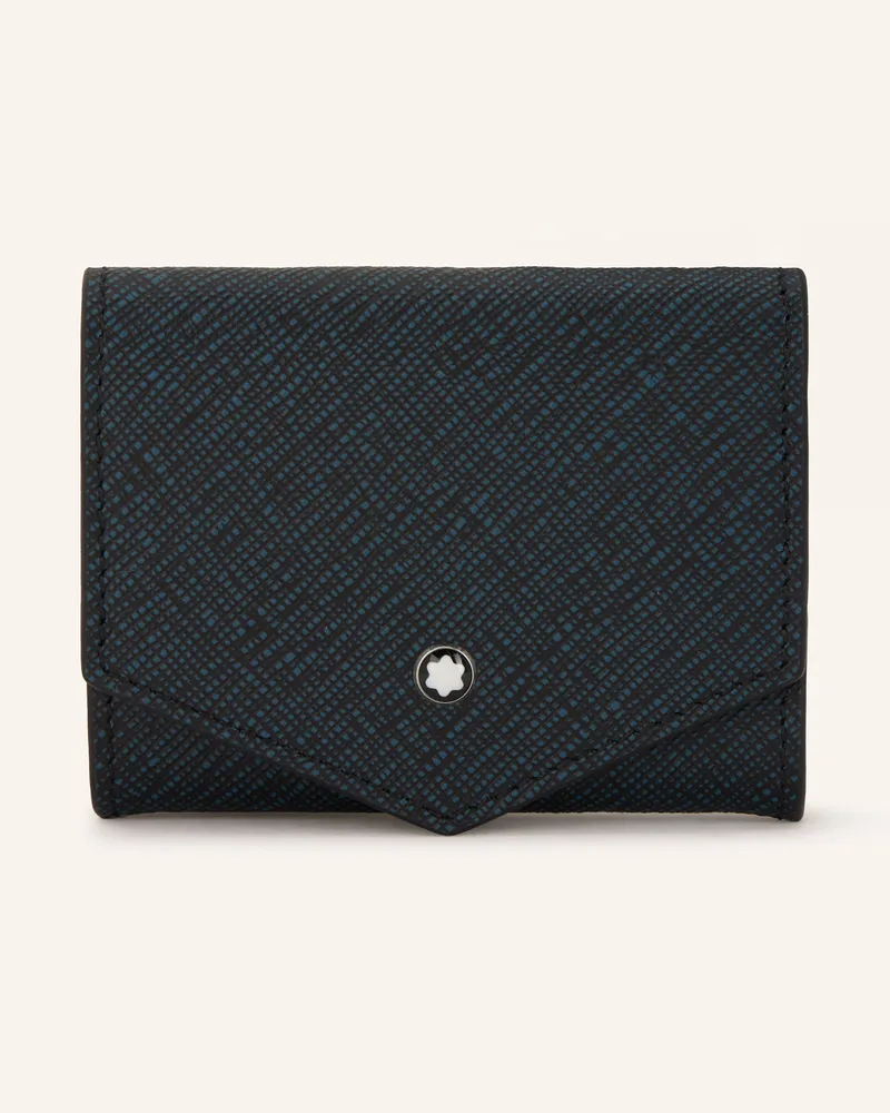 Montblanc Saffiano-Münzetui Sartorial schwarz Schwarz