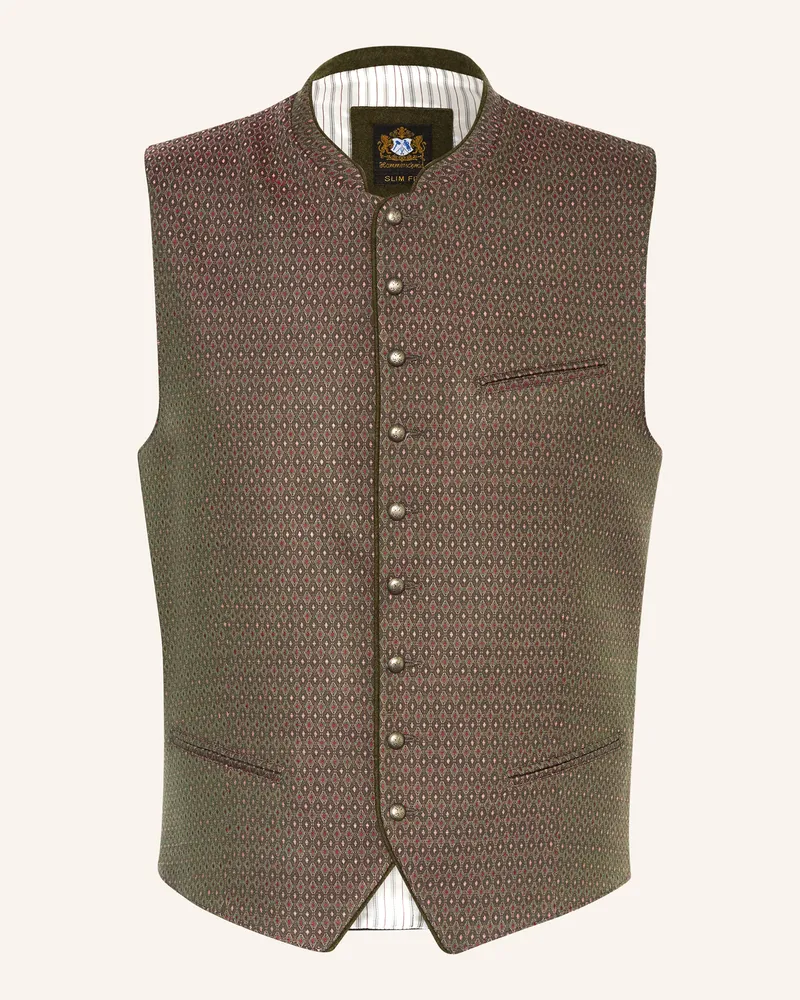 Hammerschmid Trachtenweste ROBERT Slim Fit Oliv