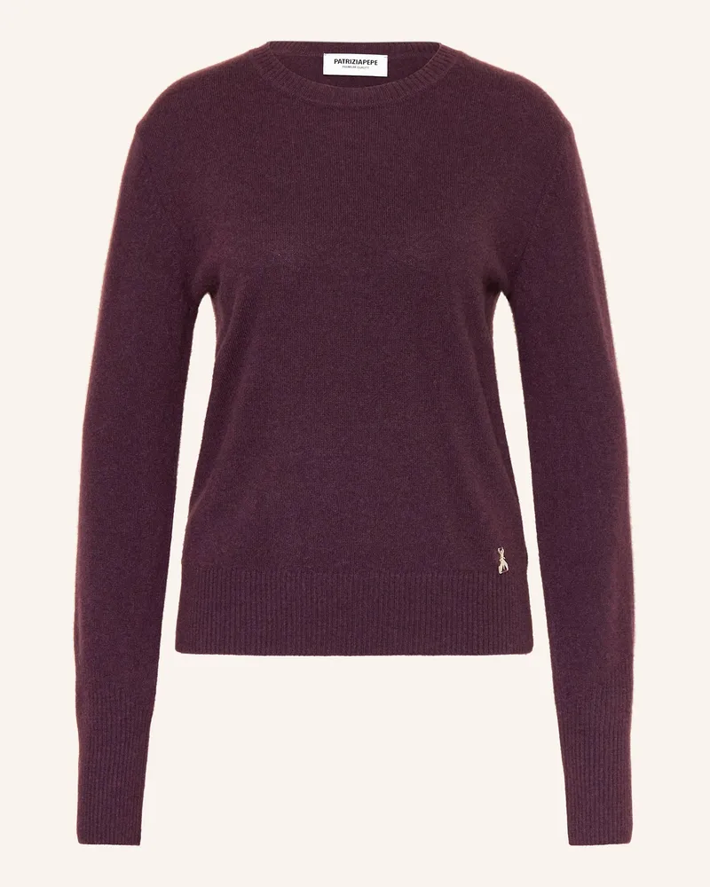 Patrizia Pepe Cashmere-Pullover Dunkelrot