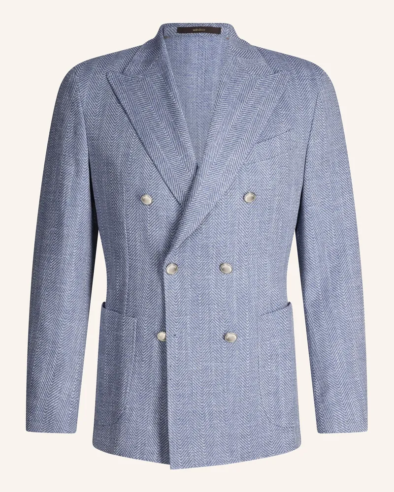 windsor. Sakko Shaped Fit Blau