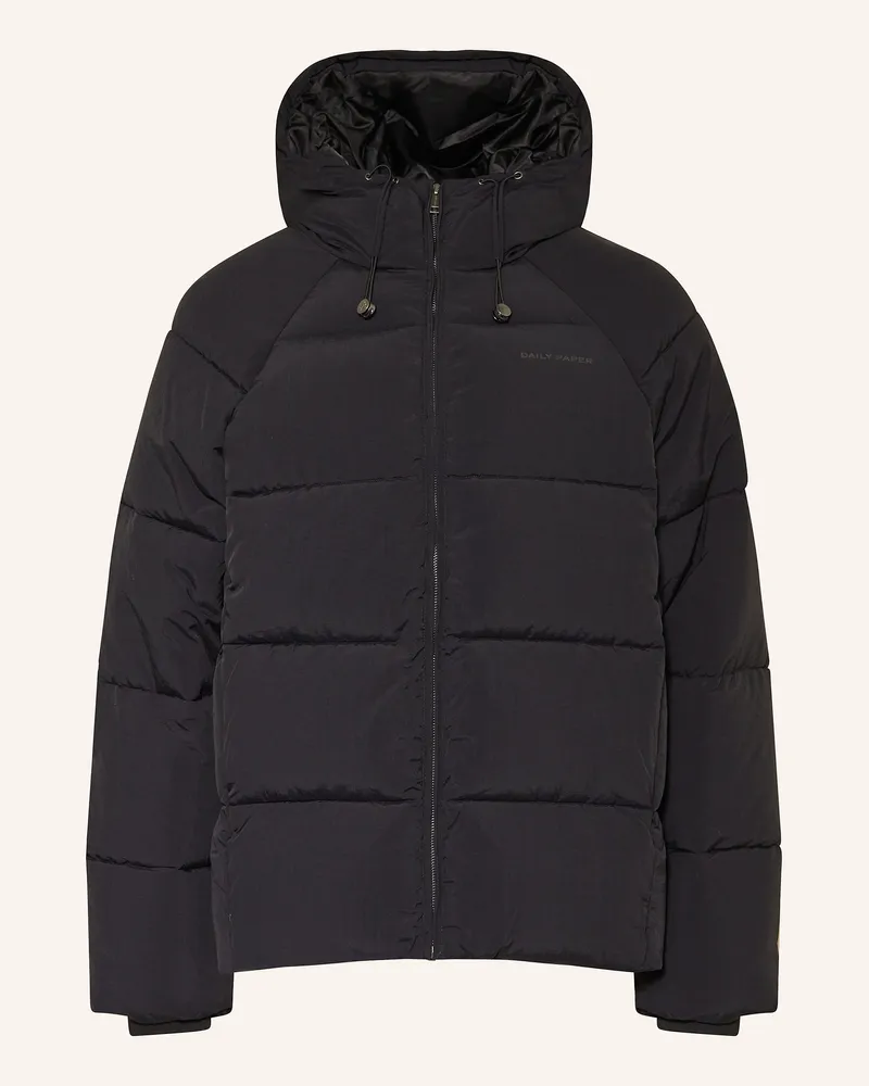 Daily Paper Steppjacke Schwarz