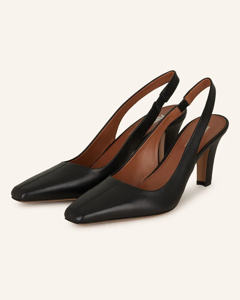 Paris Texas Slingpumps BELLE 75 Schwarz