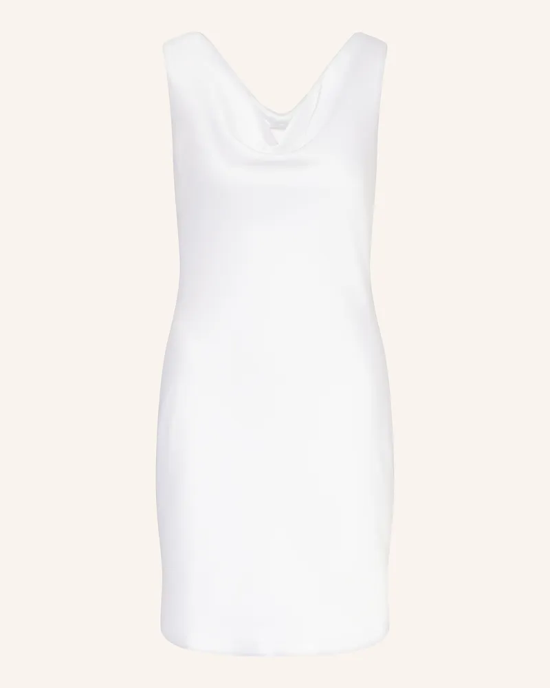 Norma Kamali Cocktailkleid MARIA aus Satin Weiss