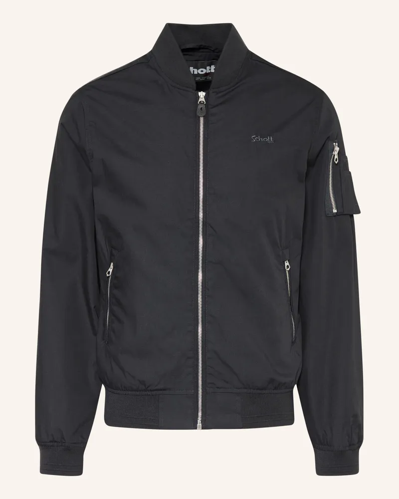 Schott N.Y.C Blouson Cabers blau Dunkelblau