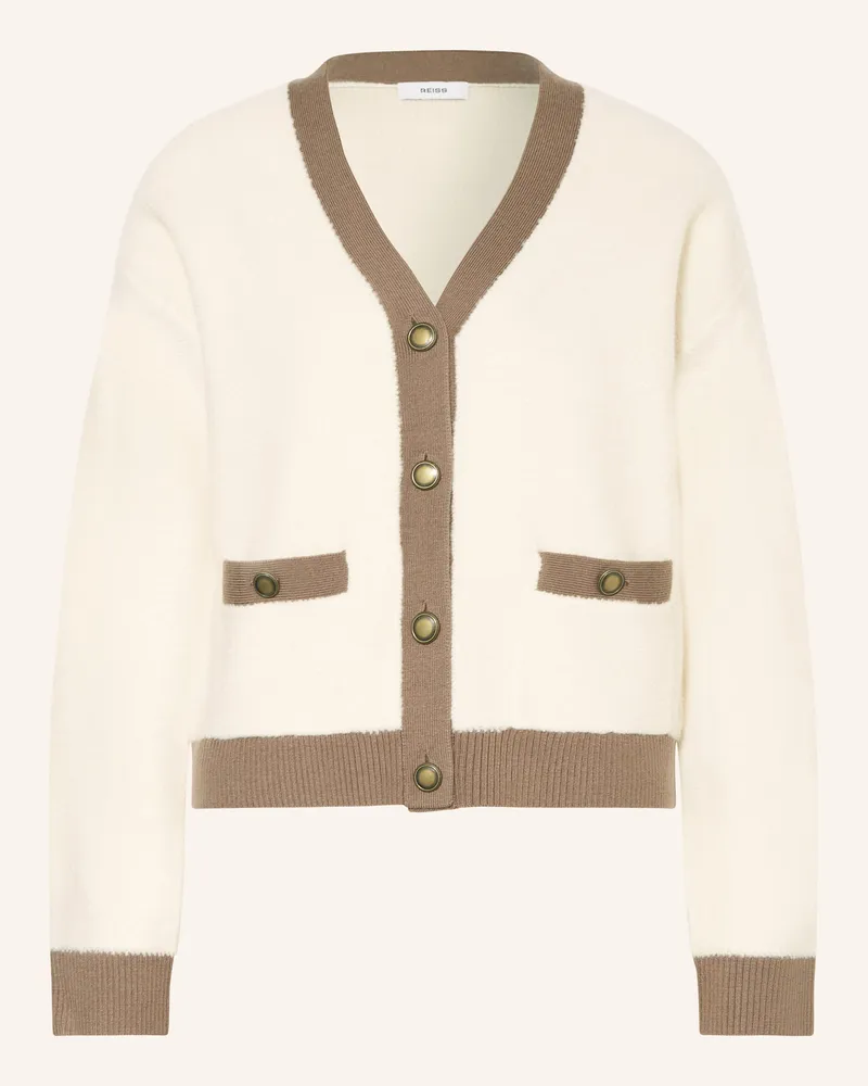 Reiss Strickjacke OLLI Creme