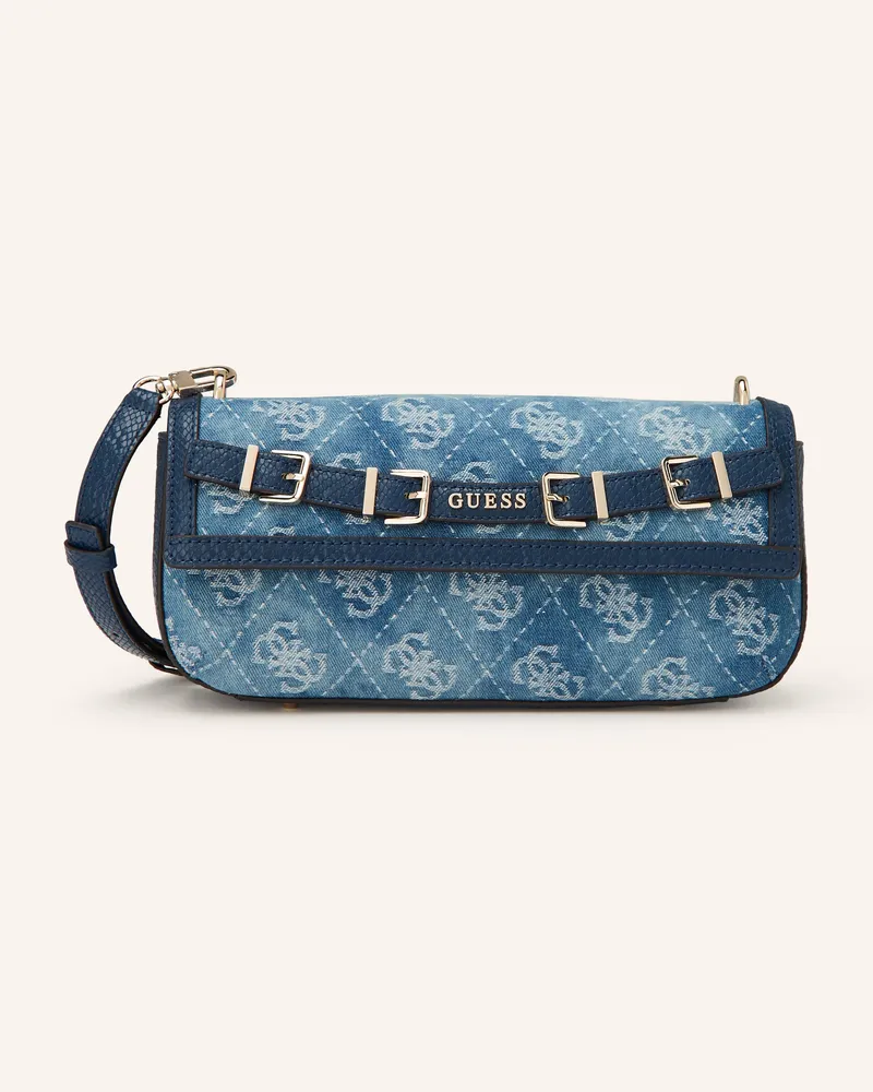 Guess Schultertasche Dovie blau Hellblau