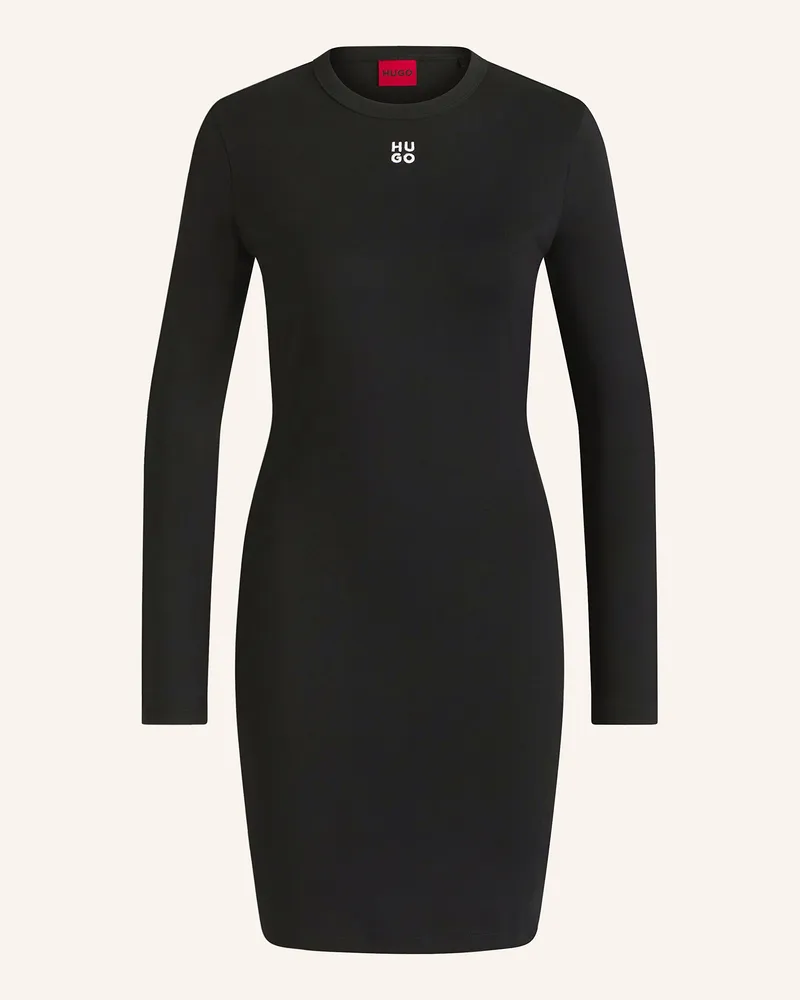 HUGO BOSS Kleid Nemalia schwarz Schwarz