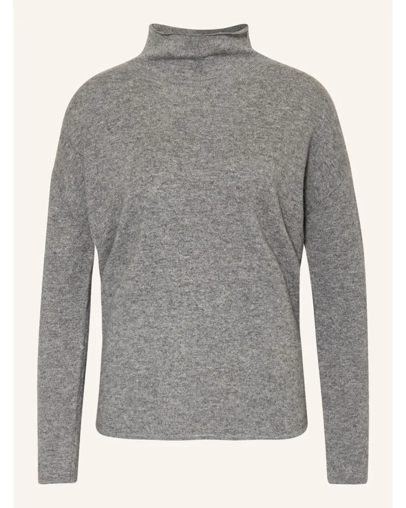 Mrs & HUGS Pullover mit Cashmere Grau