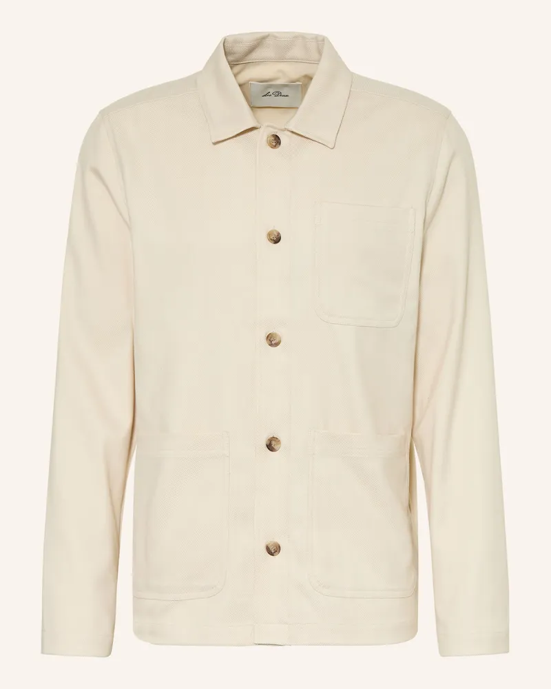LES DEUX Overshirt weiss Creme