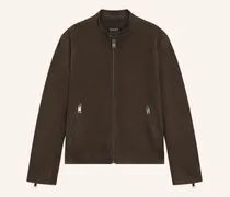 Lederjacke L-miker1 braun