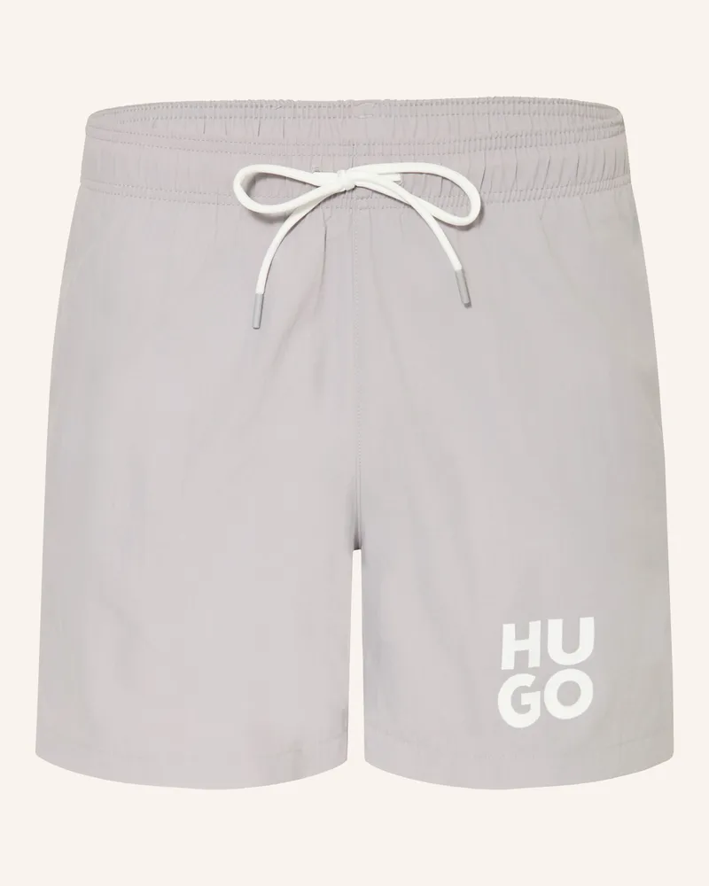 HUGO BOSS Badeshorts Paolo grau Hellgrau