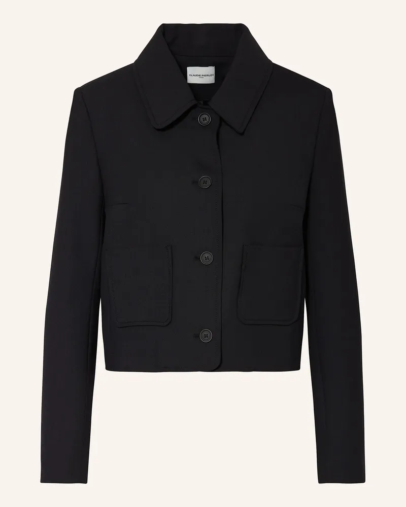 Claudie Pierlot Kastenjacke Schwarz
