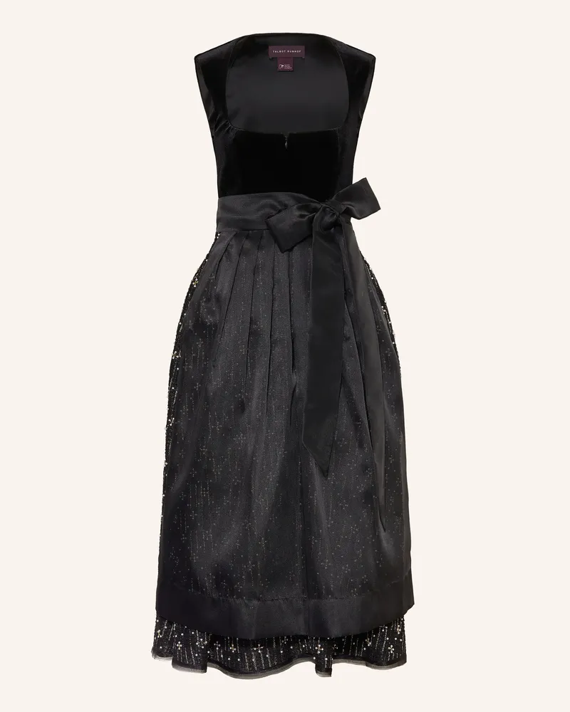 Talbot Runhof Dirndl Mit Glitzergarn Und Schmuckperlen schwarz 999