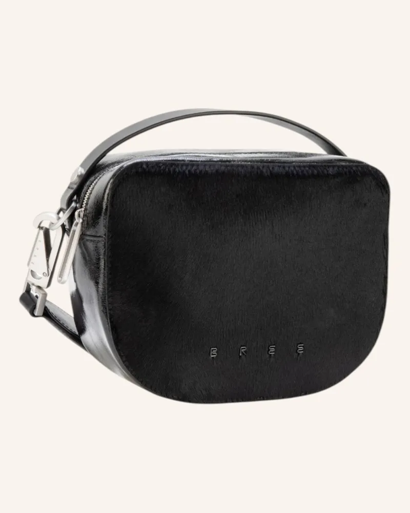 BREE Schultertasche The Icons Cube schwarz Schwarz