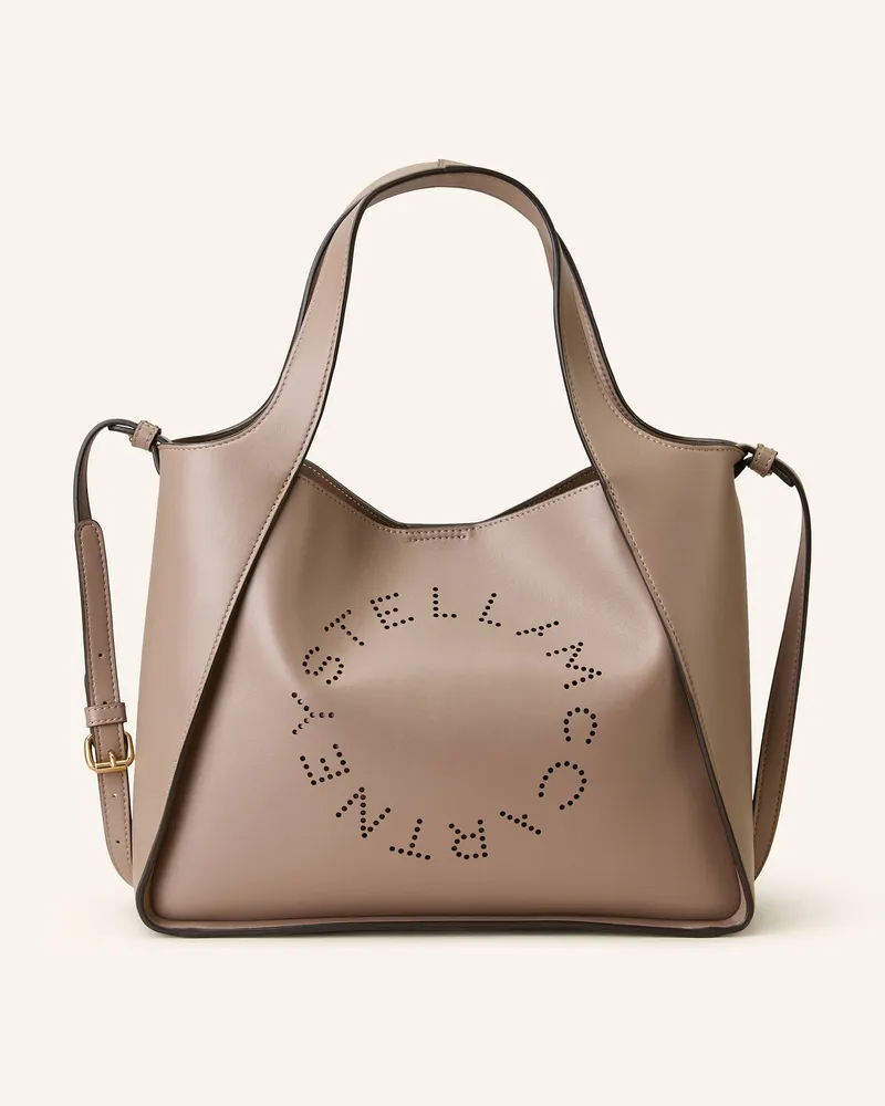 Stella McCartney Shopper mit Pouch Beige