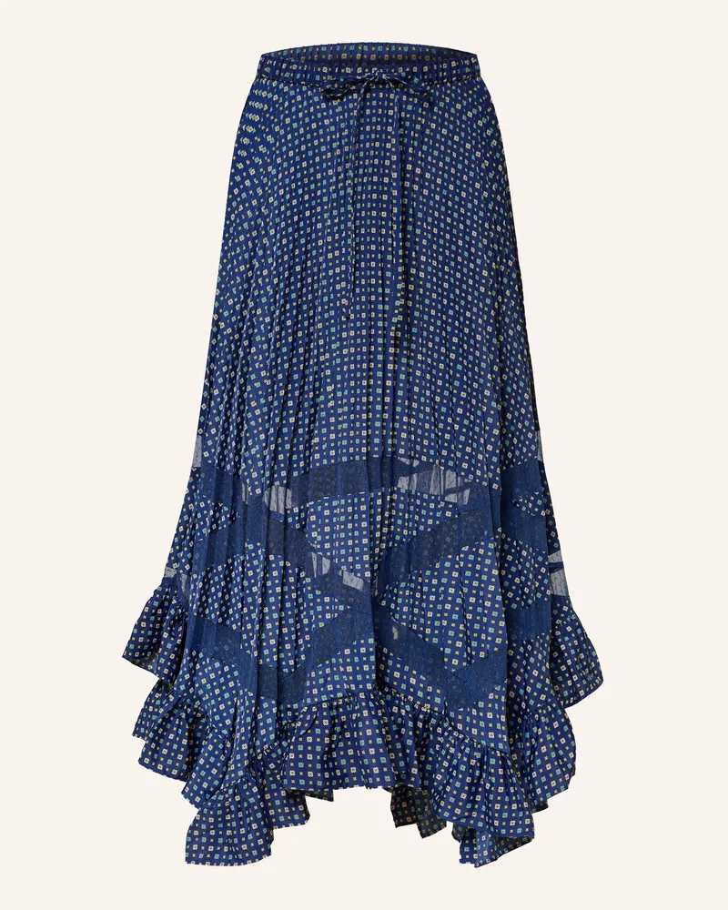 Claudie Pierlot Plisseerock Dunkelblau