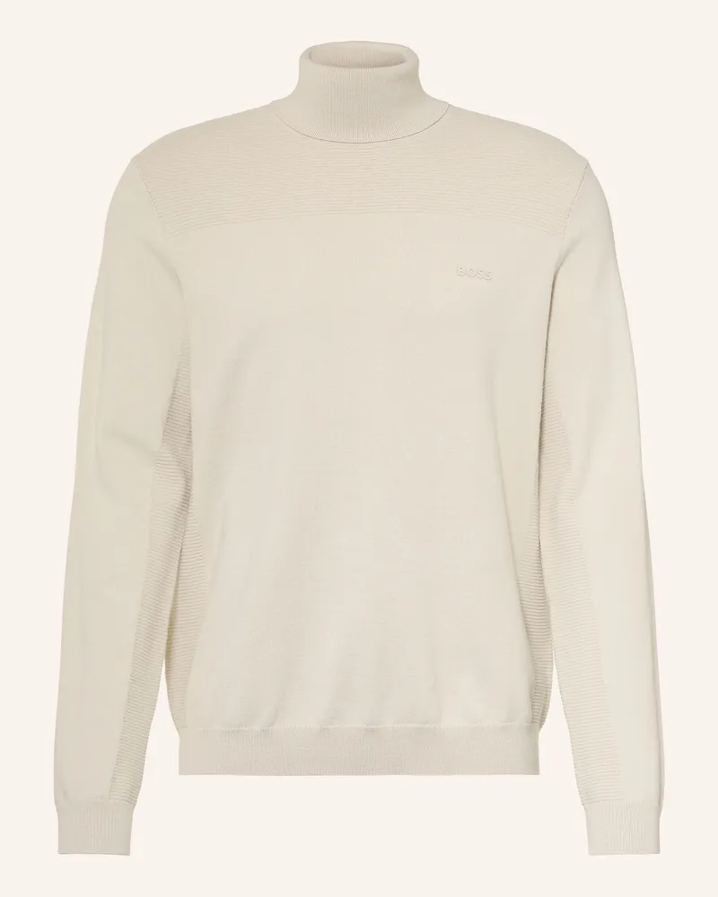 HUGO BOSS Rollkragenpullover Momentum-X beige Beige
