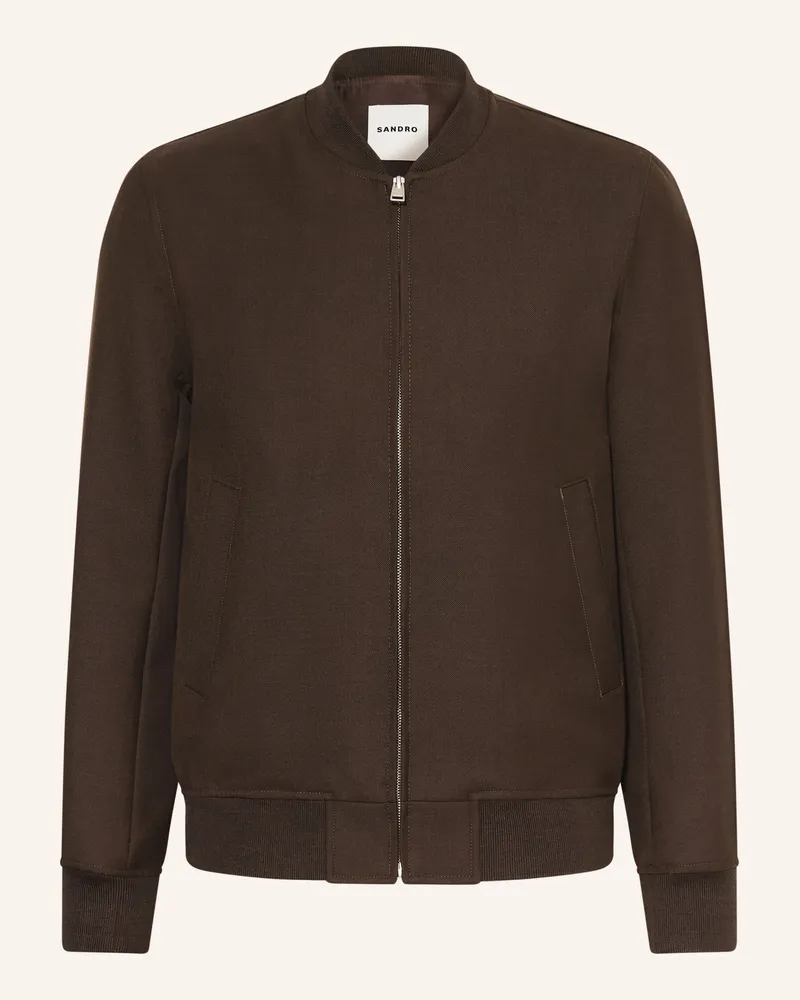 Sandro Blouson Dunkelbraun