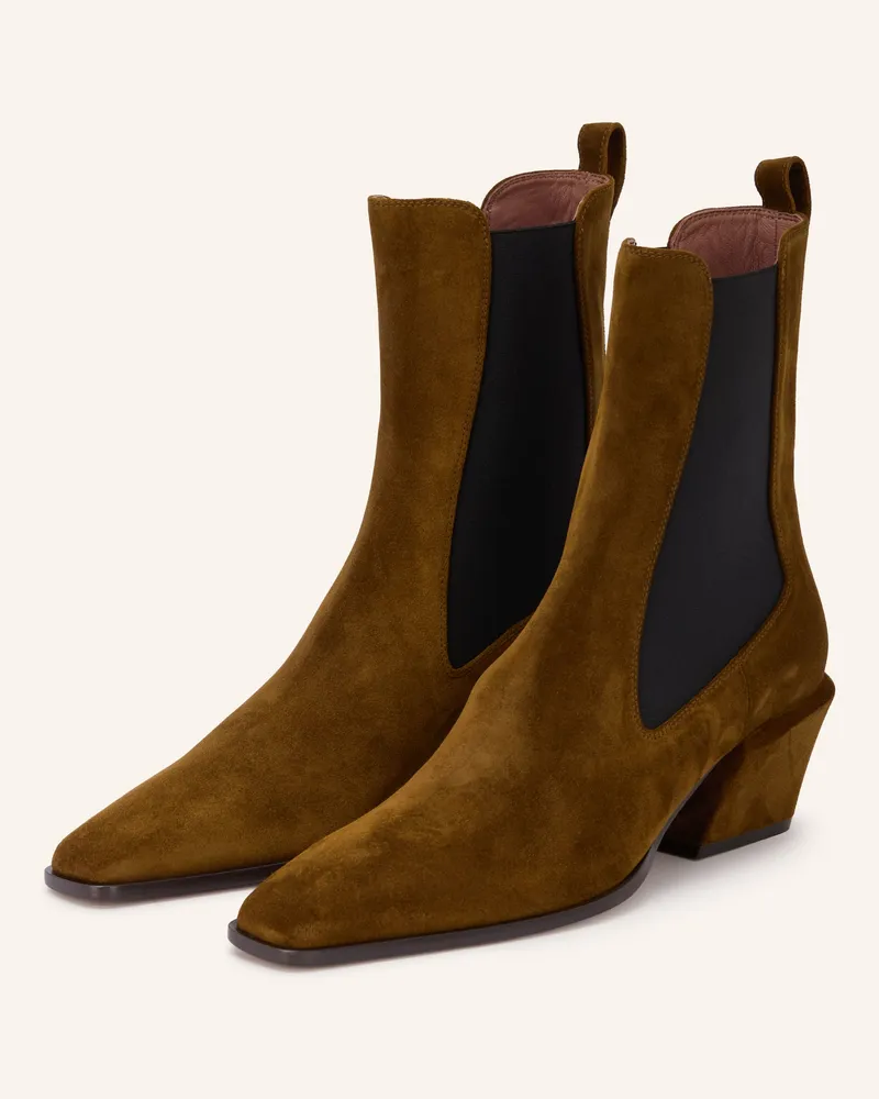 Paris Texas Chelsea-Boots Bettina braun Oliv