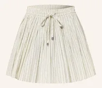 Rock Mit Schmucksteinen weiss