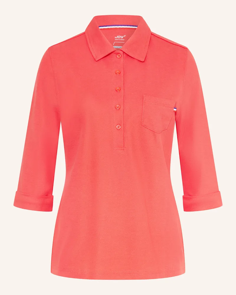 Joy Sportswear Piqué-Poloshirt GISELE mit 3/4-Arm Hellrot