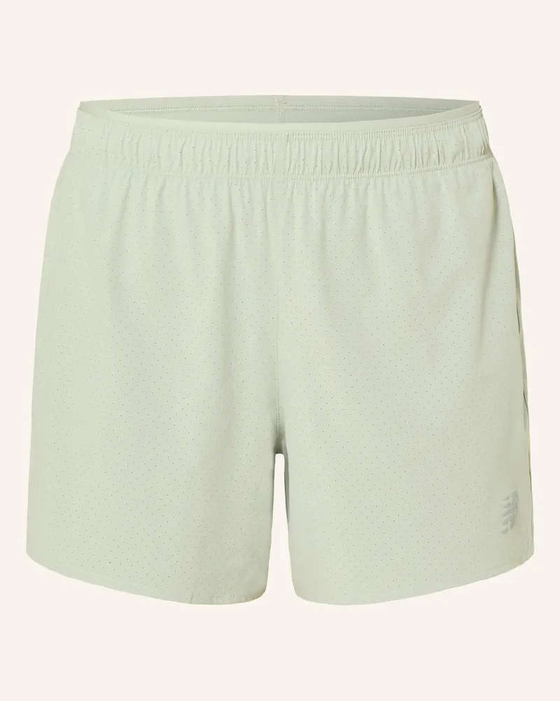 New Balance 2-In-1-Laufshorts ws41202 gruen Hellgrün