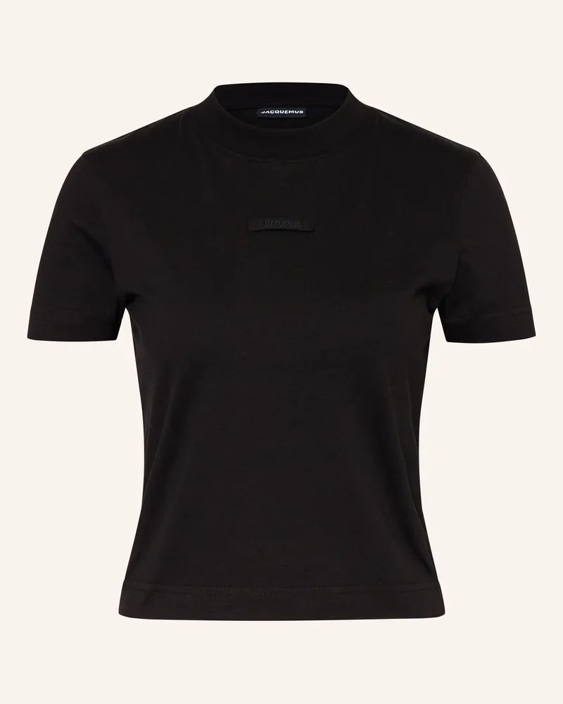 Jacquemus T-Shirt LE TSHIRT GROS GRAIN Schwarz