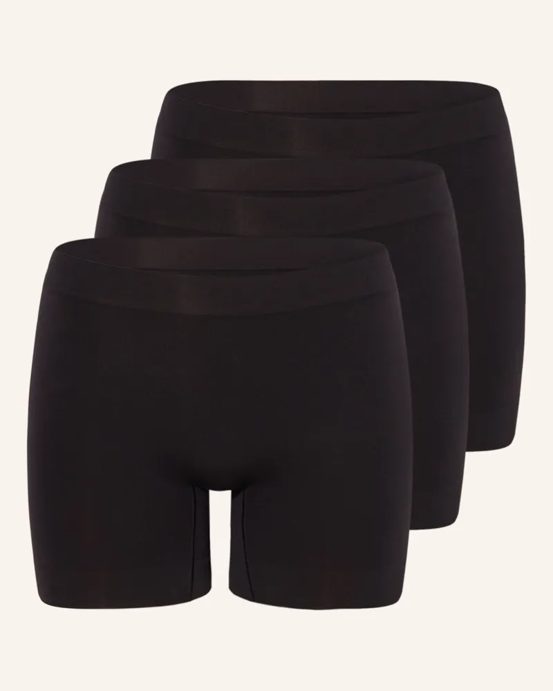 Jockey 3er-Pack Panties Skimmies® schwarz Schwarz