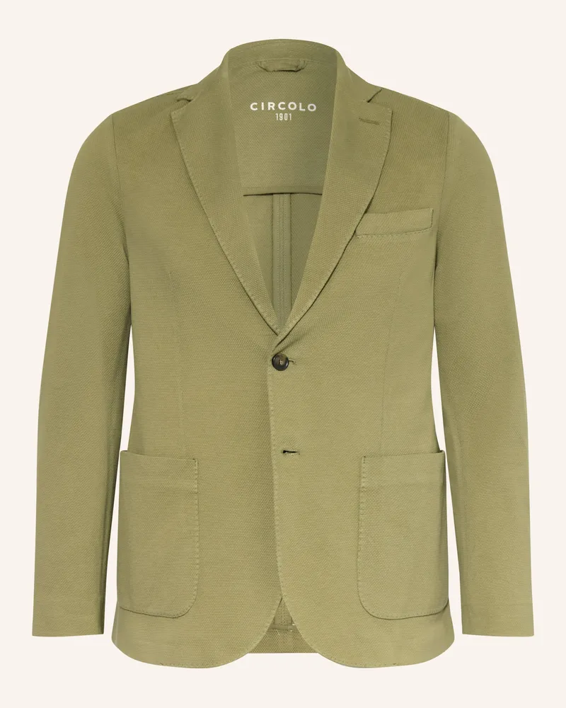 CIRCOLO 1901 Jerseysakko Slim Fit gruen Oliv