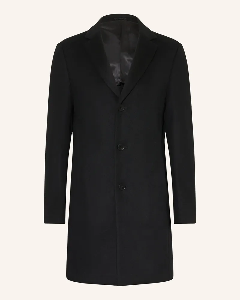 Reiss Mantel Gable schwarz Schwarz