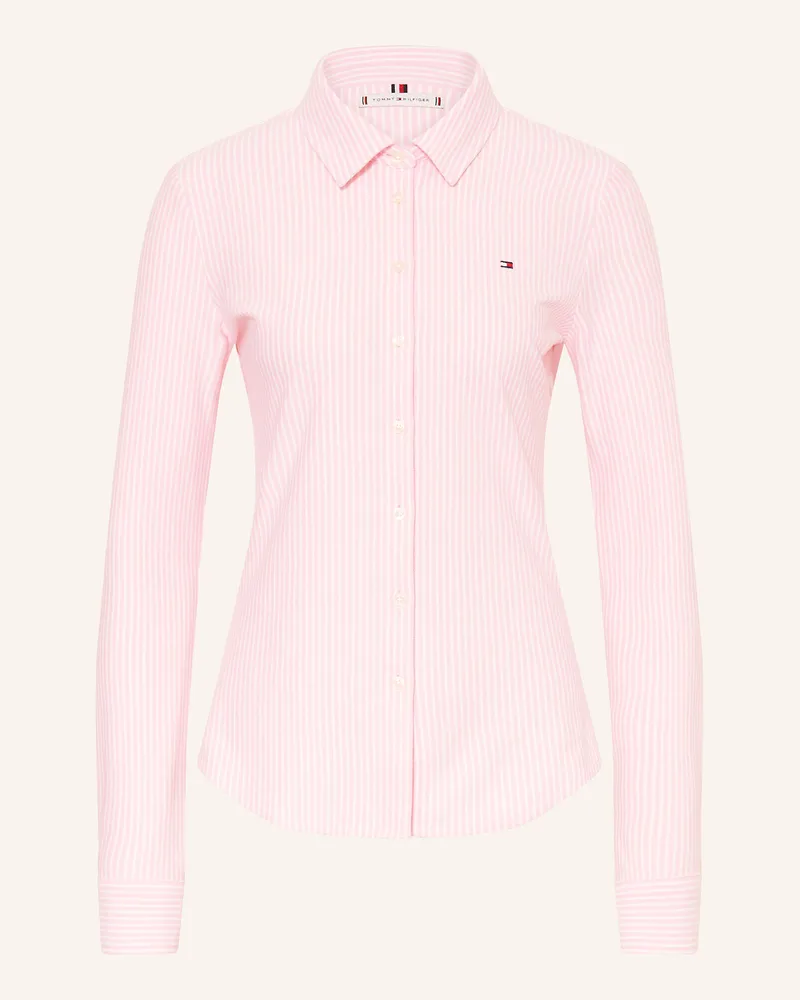 Tommy Hilfiger Hemdbluse Aus Piqué rosa Rosa
