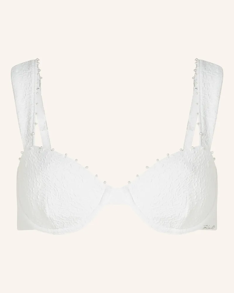 Karl Lagerfeld Bikini-Top beige Beige