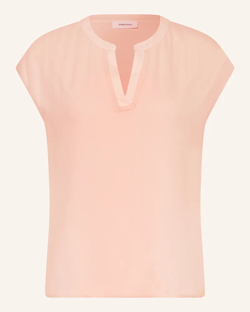 Darling Harbour Blusenshirt Im Materialmix rosa Rose