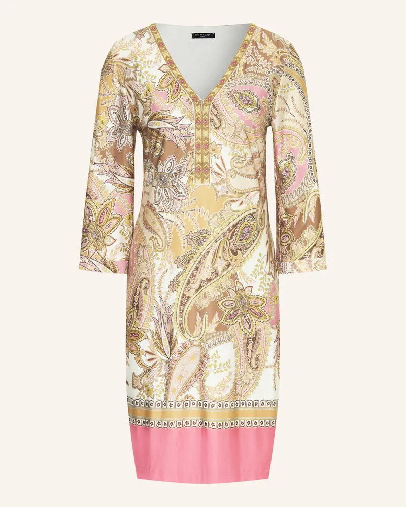 ana alcazar Jerseykleid Mit Schmuckperlen Und 3/4-Arm orange Dunkelorange