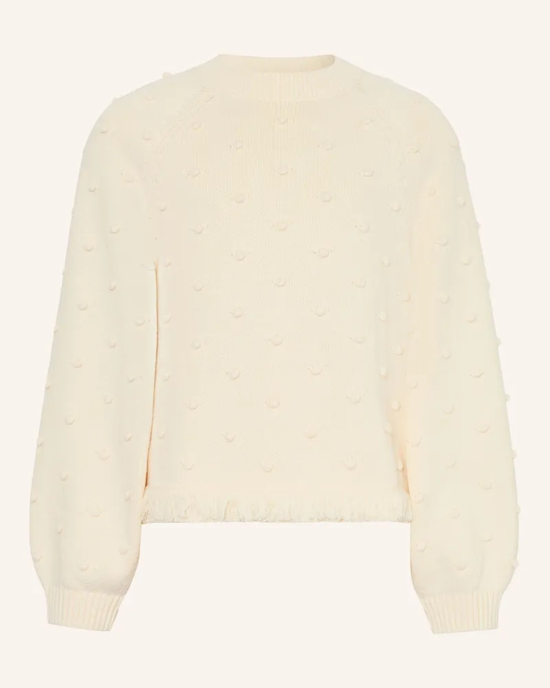 Stella McCartney Kids Pullover weiss Ecru