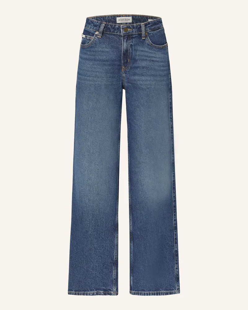 Guess Straight Jeans blau Gjhr