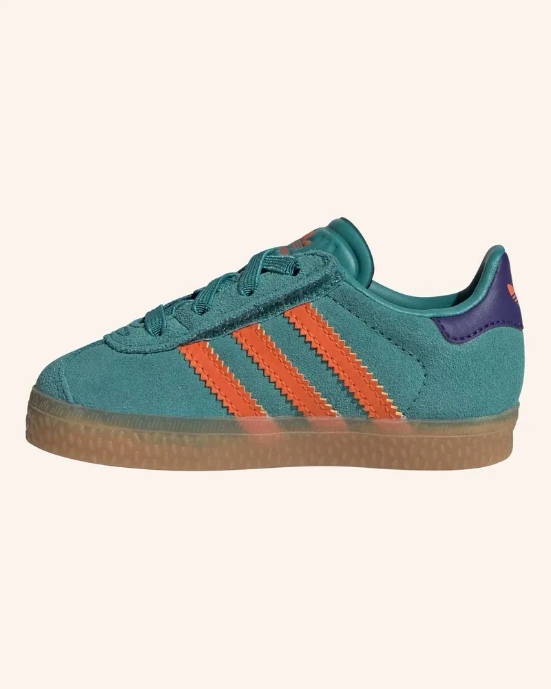 adidas GAZELLE COMFORT CLOSURE ELASTIC LACES KIDS SCHUH Orange