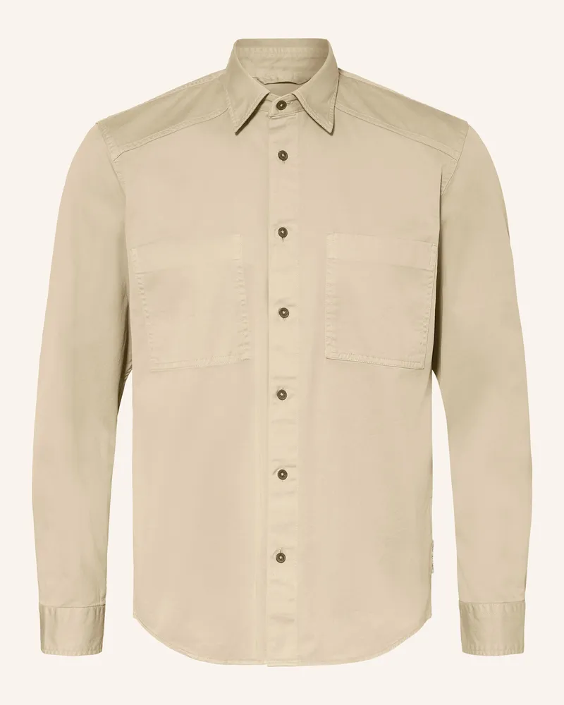 Marc O'Polo Hemd Regular Fit Beige