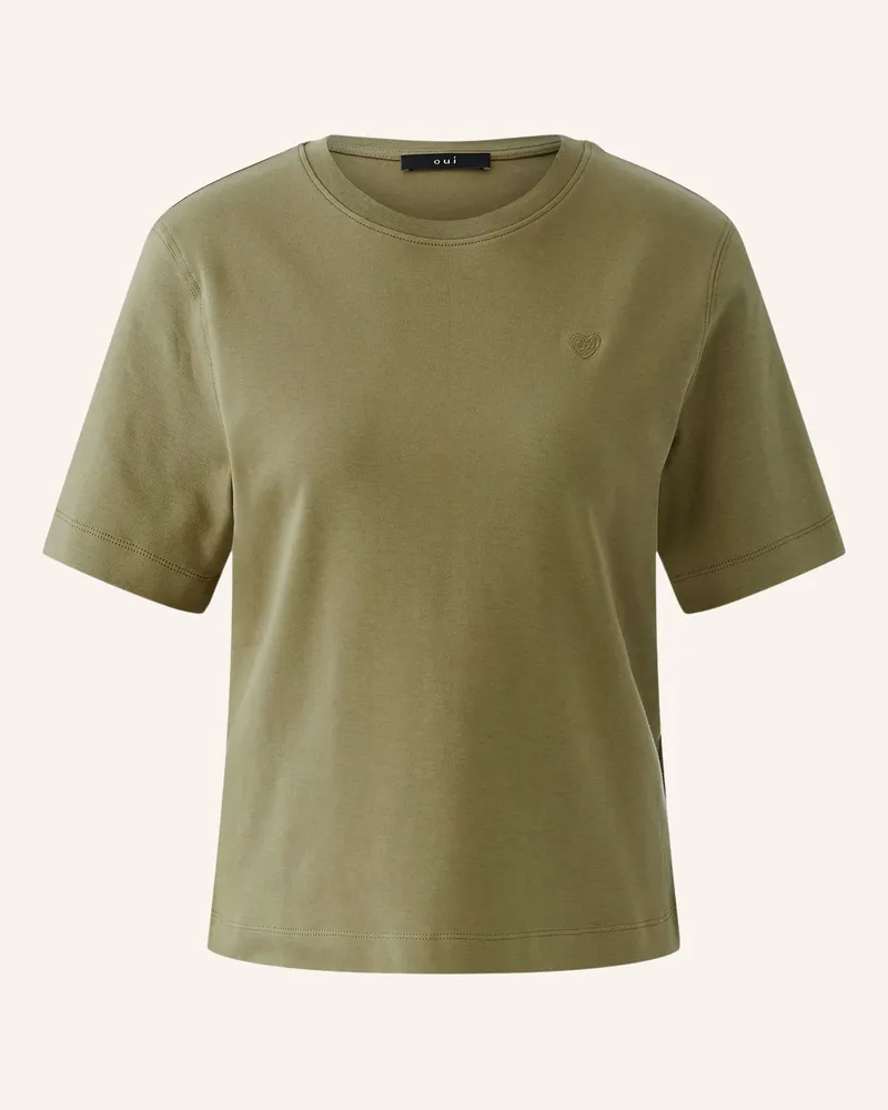 Oui  T-Shirt Sveha gruen Oliv