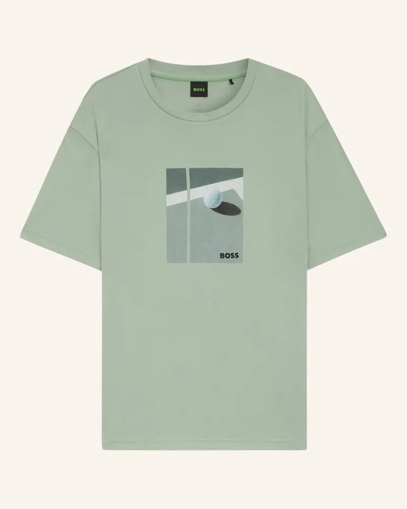 HUGO BOSS T-Shirt Ts_Join Relaxed Grx Regular Fit gruen Grün