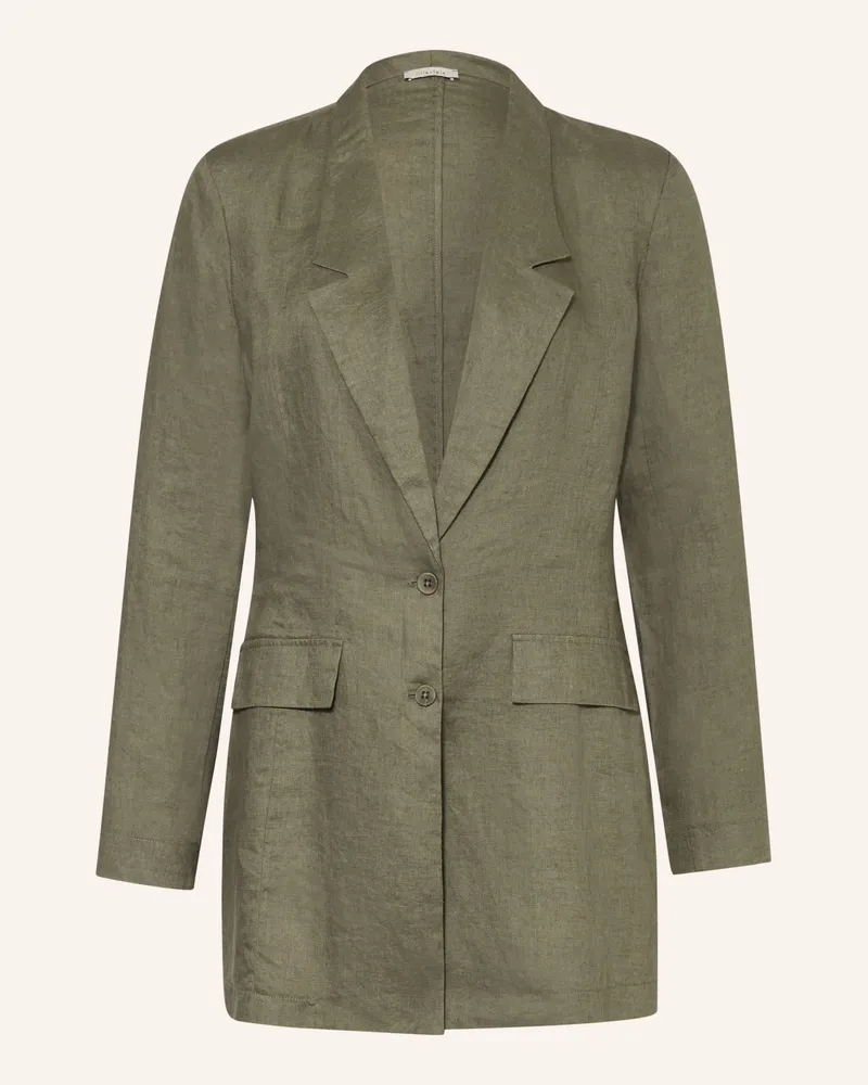 lilienfels Leinenblazer gruen Oliv