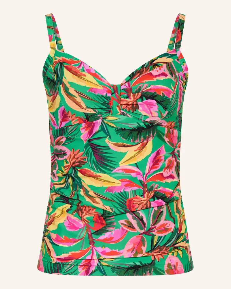 Cyell Bügel-Tankini-Top Floral Forest gruen Grün